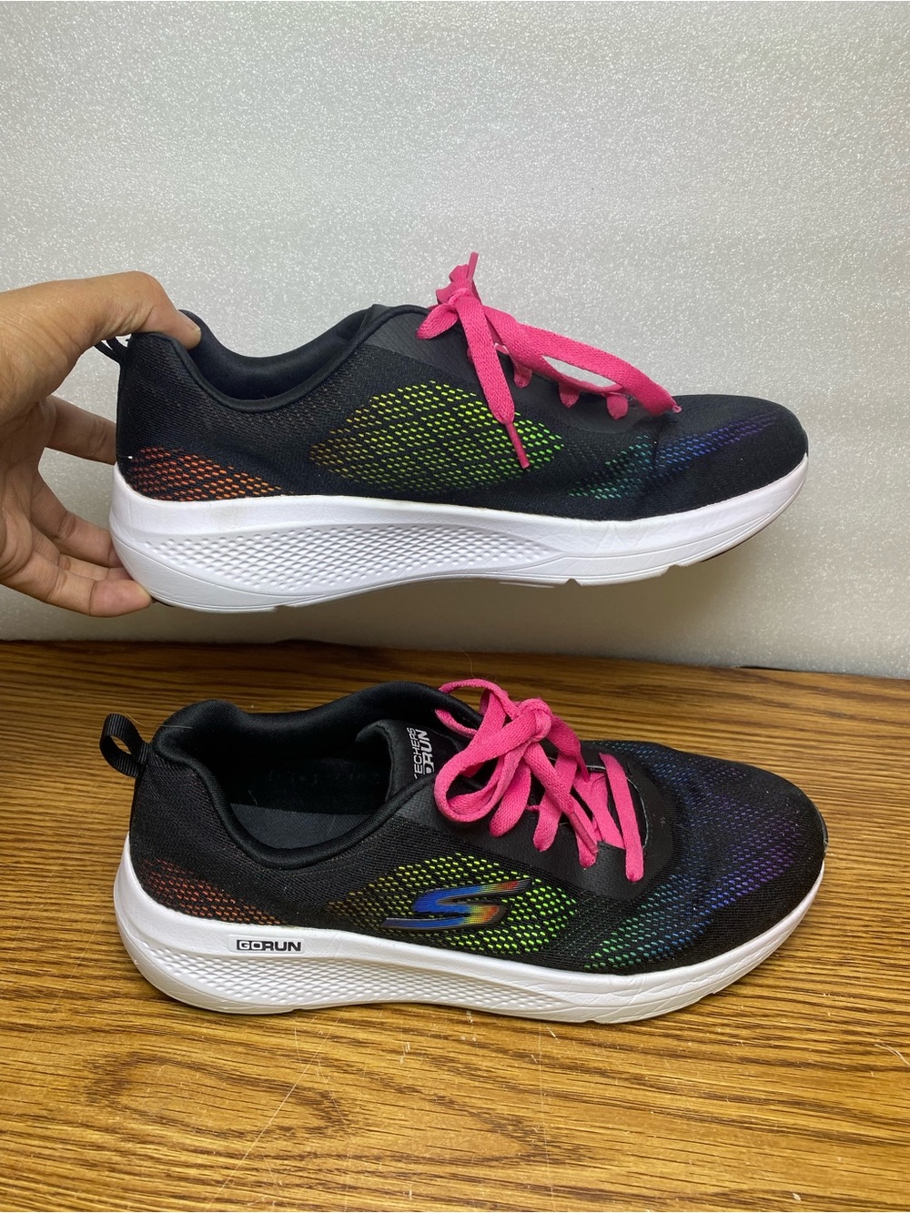 Skechers Go Run Elevate Performance Levana Running Shoes Women's Size 9.5 Black